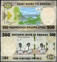 Rwanda Руанда - 500 Francs 2019 UNC