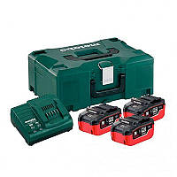 Базовый комплект аккумуляторов METABO 3XLIHD 5.5 АГ+ASC 30-36 + METALOC