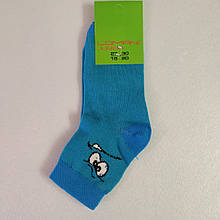 Шкарпетки дитячі смайлик синій розмір 27-30