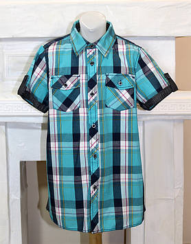 Дитяча сорочка для хлопчика з коротким рукавом