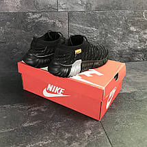 Чоловічі текстильні кросівки Nike,чорні з сірим 43,44,45 р, фото 3