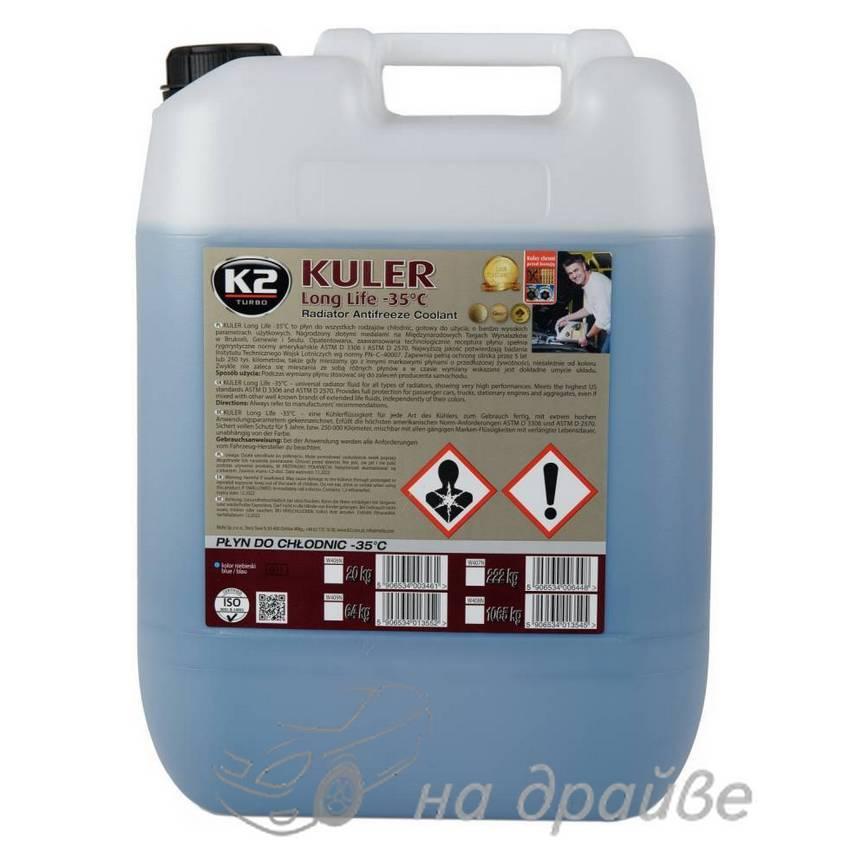 Антифриз -35°C блакитний 20кг Kuler G11 W406N K2