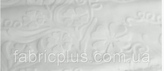 Шифон 3D білий