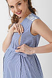 Літнє плаття в смужку для вагітних і годування 1954 1034, фото 3