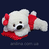 Ведмедик-Малятко 45 см персиково-червоний, фото 5