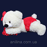 Ведмедик-Малятко 45 см персиково-червоний, фото 7