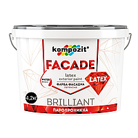 Фасадная краска Kompozit Facade Latex матовая 4.2кг