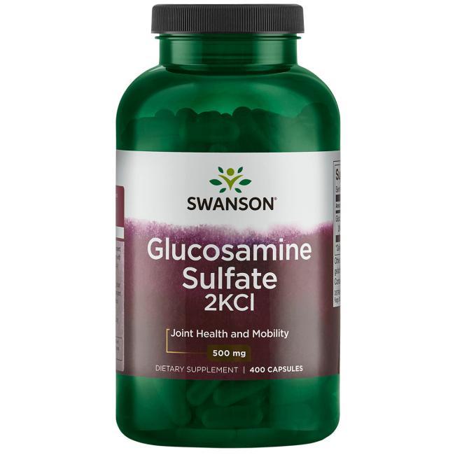 Swanson Glucosamine Sulfate 2KCl Глюкозамін Сульфат, 500 мг, 400 капсул