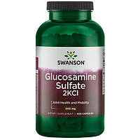 Swanson Glucosamine Sulfate 2KCl Глюкозамин Сульфат, 500 мг, 400 капсул