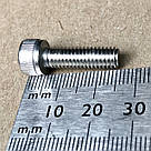 Гвинт М6х20 c внутрішнім шестигранником Inbus DIN 912 з нержавіючої сталі А2, фото 3