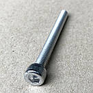 Гвинт М6х60 c внутрішнім шестигранником Inbus DIN 912 з нержавіючої сталі А2, фото 2