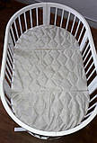 Додаткова середня секція матраца на ліжечко SMART BED MAXI - 80х60см, кокосова койра, фото 4