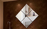 Комплект акрилових дзеркал 30×30 см 1 мм 4 шт срібло, фото 10