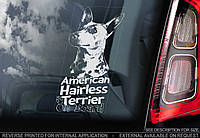 Американский Голый Терьер (American Hairless Terrier) стикер