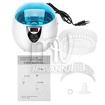 Стерилізатор ультразвукової Ultrasonic Cleaner CE-5200A на 50 Вт і 750 мл, фото 6
