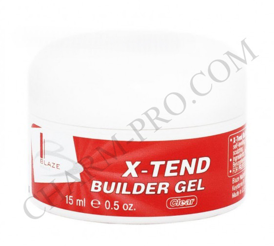 Гель Blaze X-Tend Builder Gel Конструювальний Clear (15 мл)