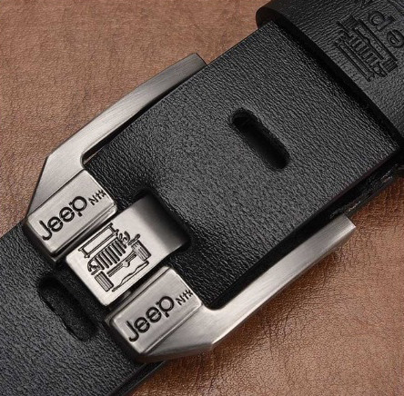 Ремінь чоловічий шкіряний NO.ONEPAUL (чорний), фото 1