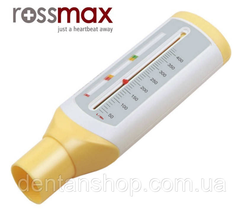 Пікфлометр ROSSMAX PF120С для вимірювання пікової швидкості видиху 50-400 л/хв, для дітей, Швейцарія, фото 1