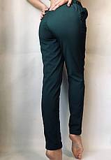 БАТАЛЬНІ літні штани, No 13 (зелений), фото 3