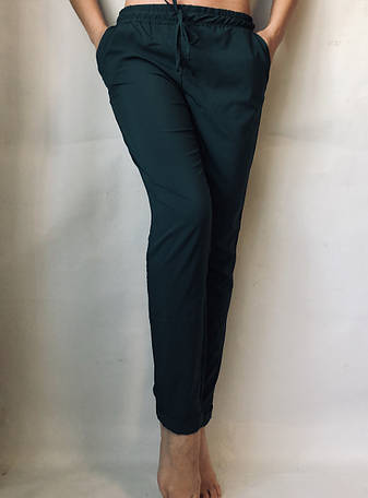 БАТАЛЬНІ літні штани, No 13 (зелений), фото 2