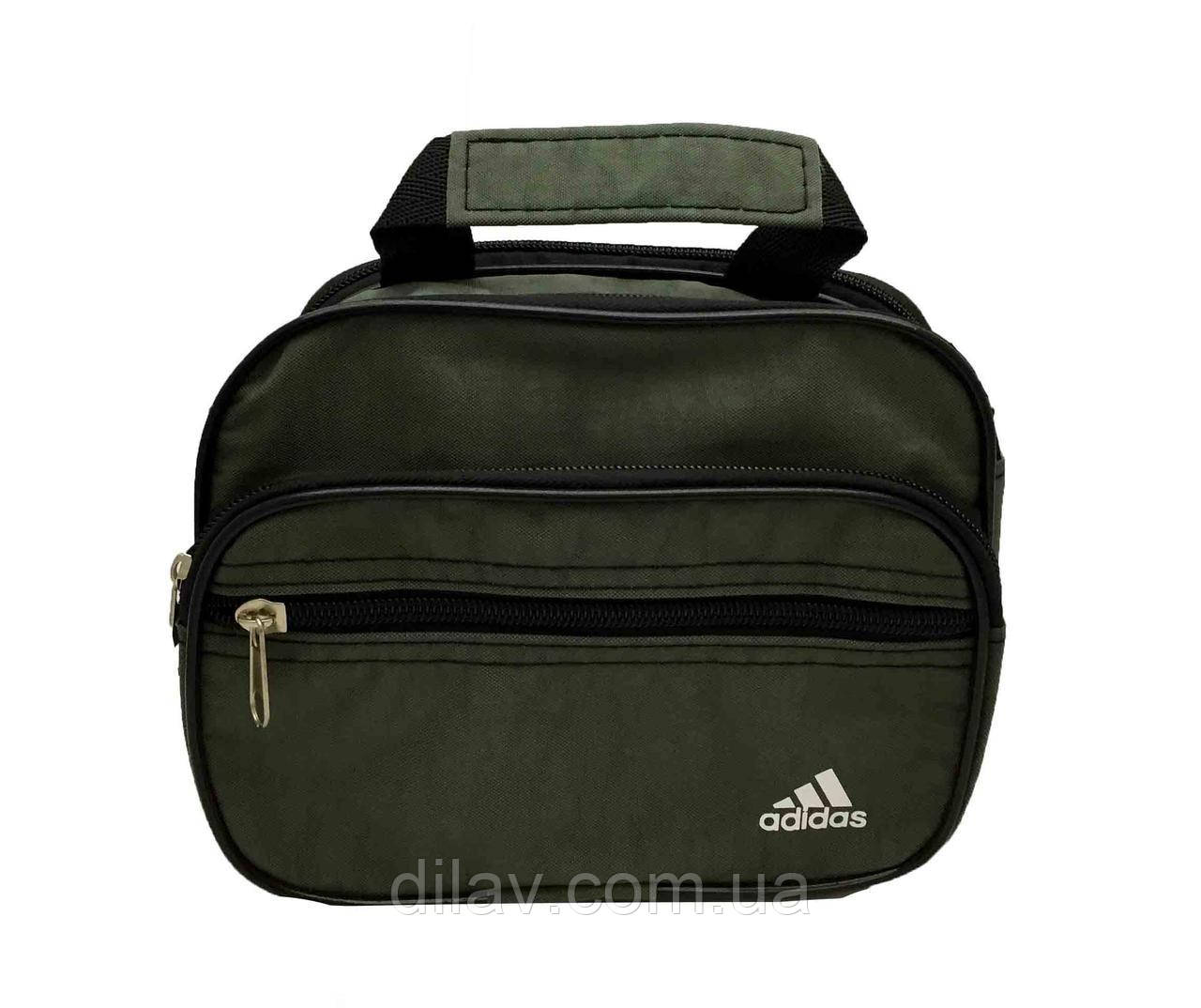 Спортивна сумка, текстиль  16х12 хакі, фото 1