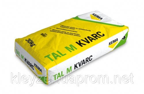 Готовий сухий агрегат (порошок) для ущільнення бетонних підлог; для малих і середніх навантажень TAL M KVARC (30кг)