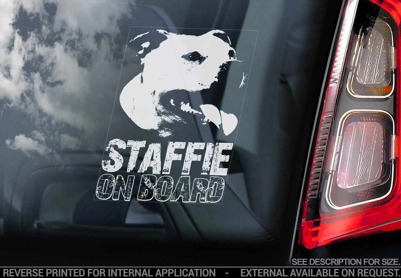 Стаффордширський Бультер'єр (Staffordshire Bull Terrier) стикер, фото 1