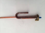 Тен 1,2 кВт, фланець, гнутий, під анод довжин.(Туреччина), фото 1