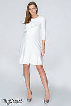 Стильне біле плаття для вагітних і годуючих мам розмір 42 44 46 48 50, фото 2