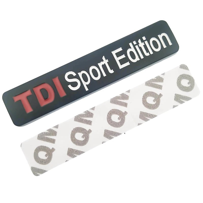 3D емблема - TDI Sport Edition - чорна