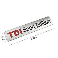 3D емблема - TDI Sport Edition - чорна, фото 3