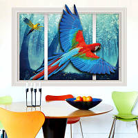 Інтер'єрна наліпка Папуга