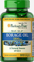 Огірочника, Puritan's Pride Borage Oil 1000mg 100 капсул