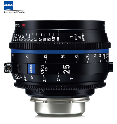 Об'єктив ZEISS CP.3 XD 25mm T2.1 Compact Prime Lens (PL Mount, Feet) (2181-383)