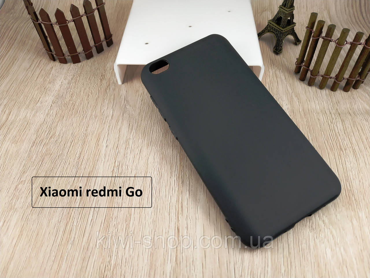 Чорний матовий чохол "SMTT" для Xiaomi redmi Go — TPU