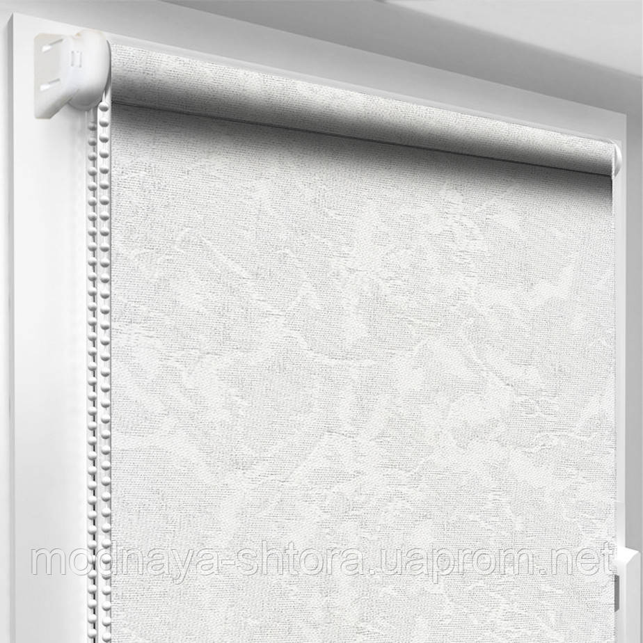 Тканевые рулонные шторы "Oasis" венеция (белый), РАЗМЕР 47,5х170 см - фото 1 - id-p81902956