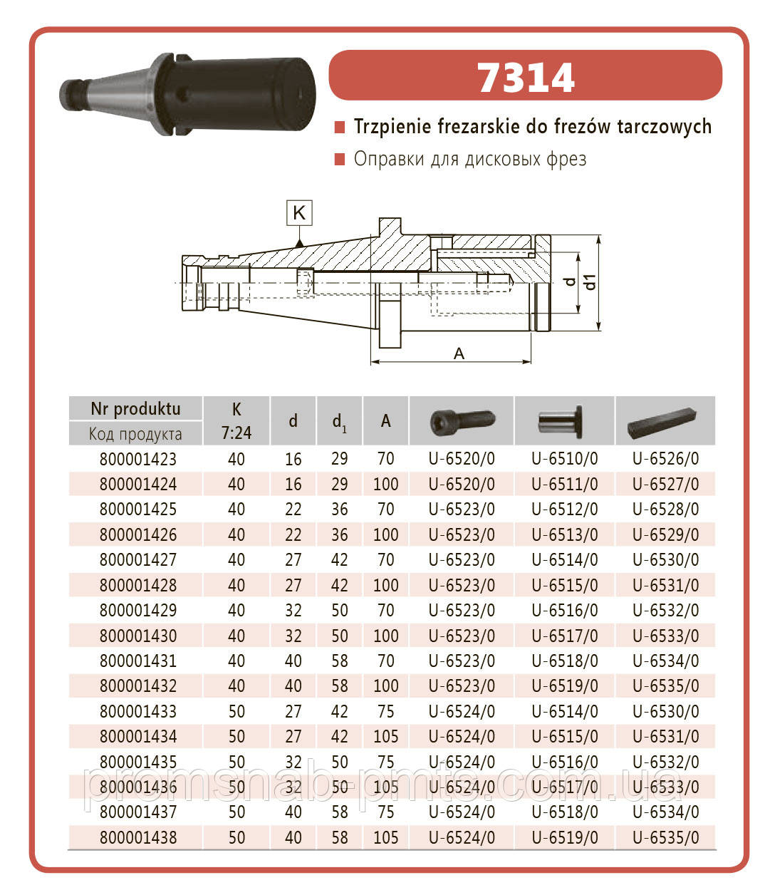 ОПРАВКА 7314-40-32-100 DIN 2080