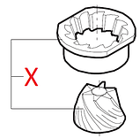 226473500 Ножі(пара), металеві, конічні(на вертикальний двигун), Royal, Vienna, фото 2