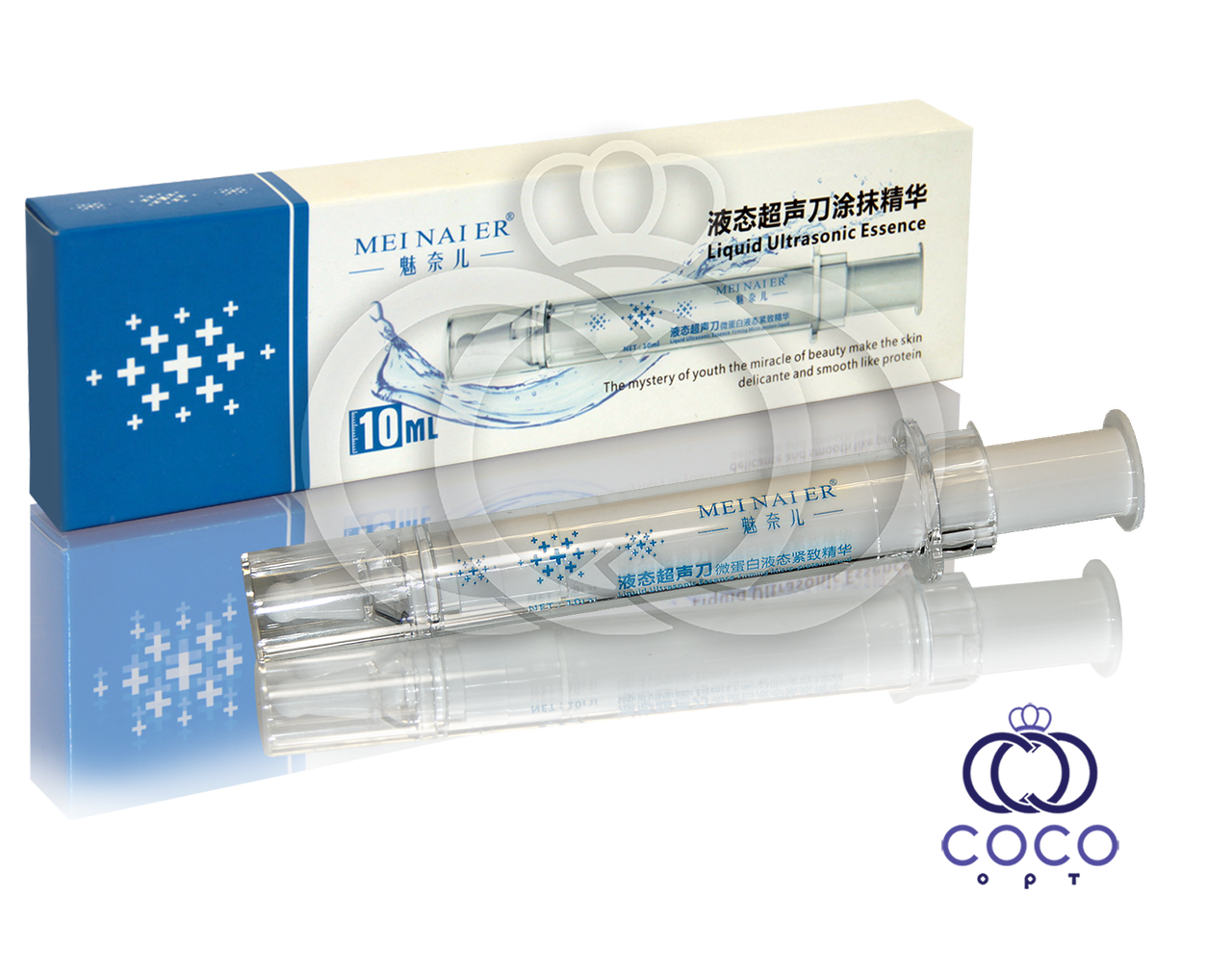 Протеїновий флюїд для шкіри навколо очей Mei Nai Er Liquid Ultrasonic Essence