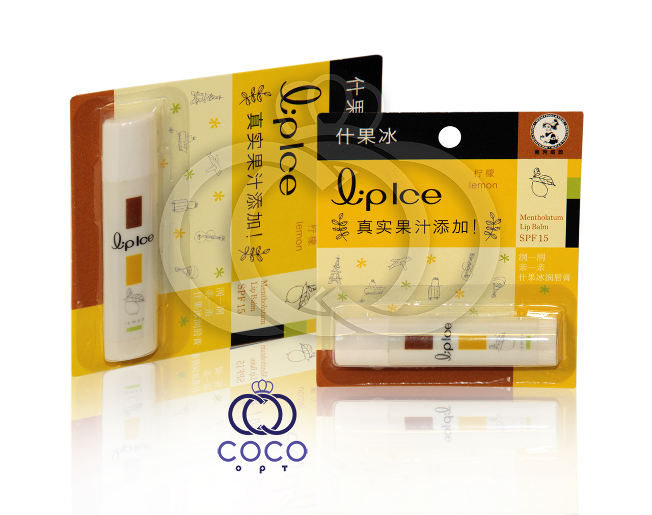 Оптом и в розницу Гигиеническая помада бальзам для губ Mentholatum Lip