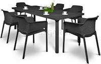 Садовая мебель Nardi NET/LIBECCIO 6+1 стол розкладной