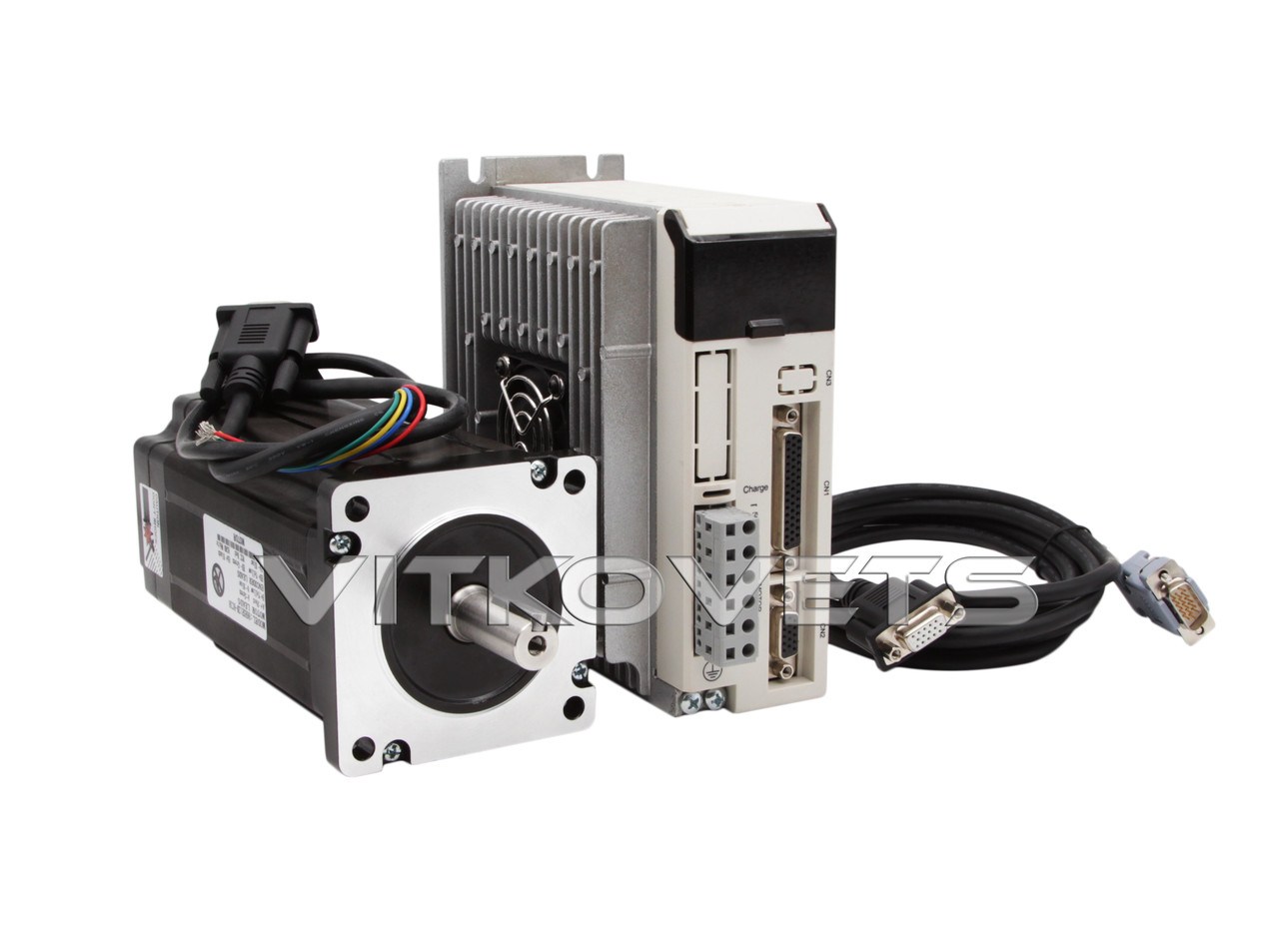 Кроковий двигун з енкодером, замкнутого типу NEMA34 86HSE12N-BC38 з гібридним серводрайвером HSS758