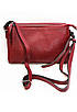 Жіноча сумочка з натуральної шкіри через плече Katana червона, фото 2