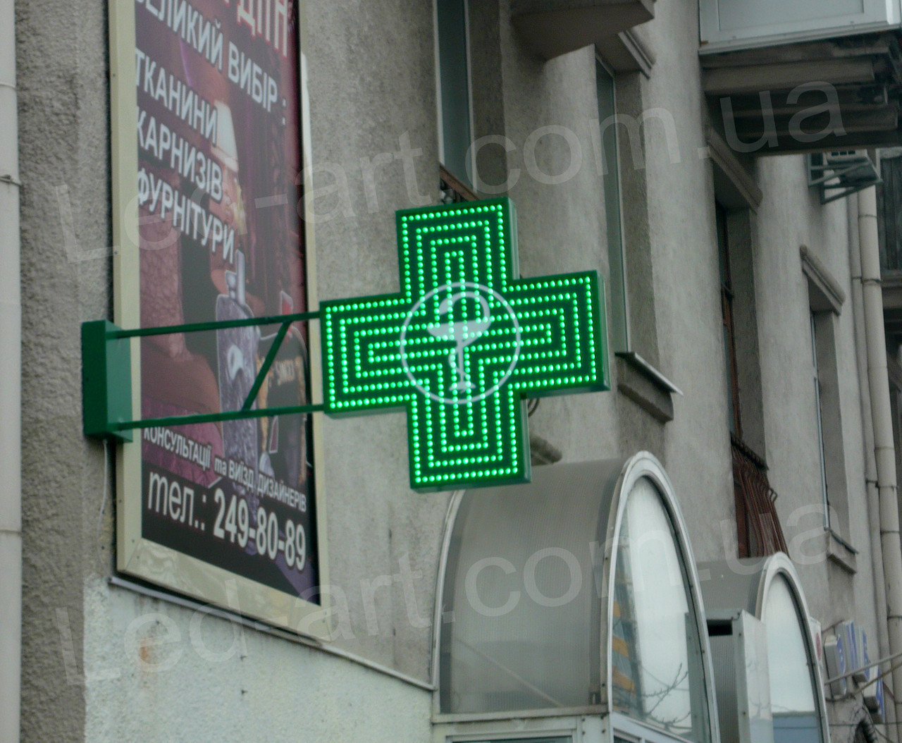 Светодиодный аптечный крест односторонний LED-ART-1000-1 - фото 4 - id-p95004567