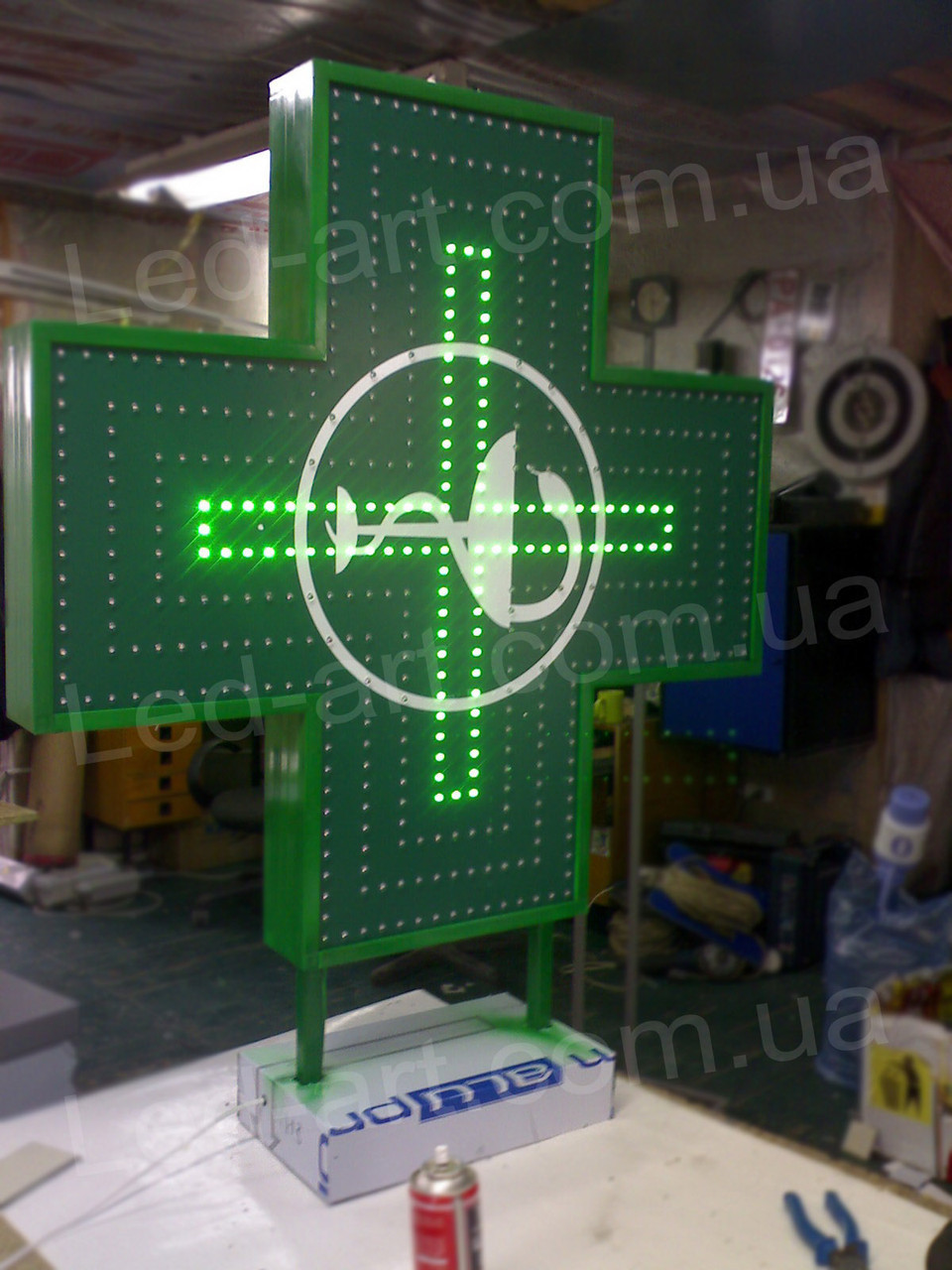 Светодиодный аптечный крест односторонний LED-ART-800-1 - фото 3 - id-p95007315