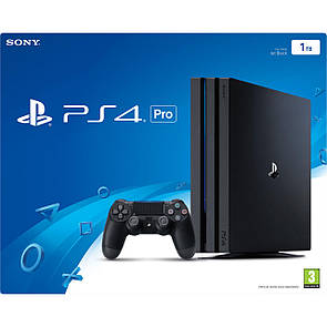 Ігрова приставка Sony PlayStation 4 PRO 1TB (BLACK)