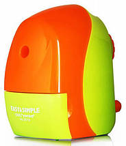 Чинка механічна Deli 0519Е мікс пластик офісна неонова (116*65*103мм), фото 4