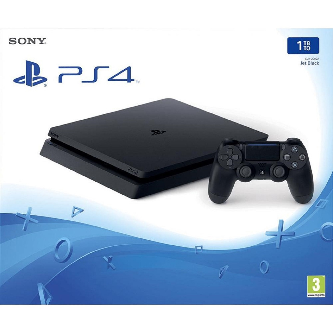 Ігрова приставка Sony PlayStation 4 Slim 1TB (Black)