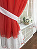 Кухонний набір штор "Серпантин Червоний", фото 7