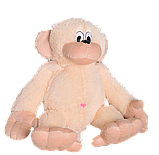 Плюшева Мавпа Алена 55 см персикова, фото 8